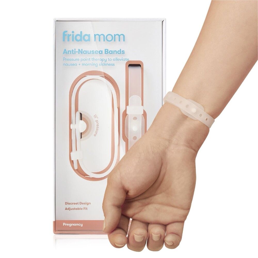 Frida Mom Anti-Nausea Bands Morning Sickness Pressure Point Therapy 2 Count